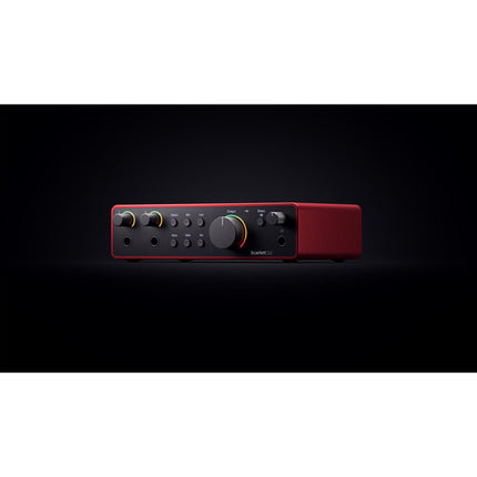 Focusrite Scarlett 2i2 USB-C Interfaz de Audio 2 Preamplificadores 24-Bit 192 kHz