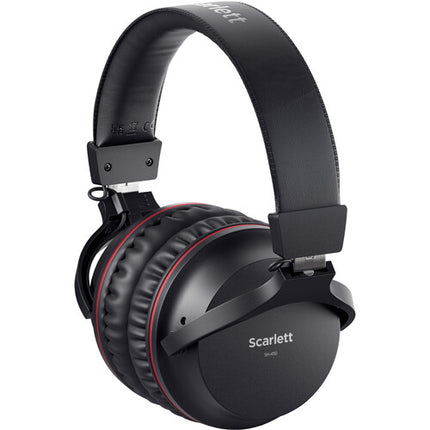 Focusrite Scarlett Solo Studio USB-C Interfaz de Audio 24-Bit 192kHz con Micrófono CM25 MkIII y Auriculares SH-450