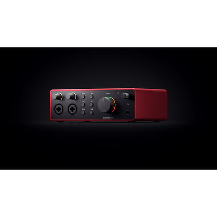 Focusrite Scarlett 4i4 Interfaz de audio MIDI USB-C 24-Bit 192 kHz Bundle completo