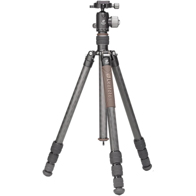 Leofoto LX-254CT Trípode de Fibra de Carbono 64.2" 17.6 lb con Cabezal XB-32
