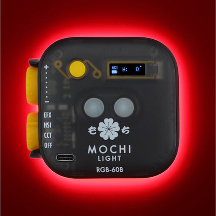 Genaray Mochi Luz RGB Mini con Panel de 3x2.8" y Dobles Trípodes 5.6"