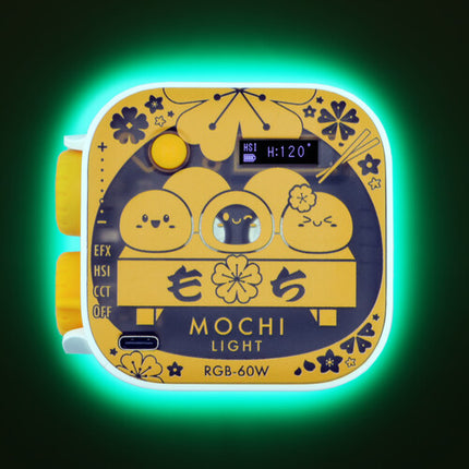 Genaray Mochi Panel de Luz RGB para Cámara Kit 2 Luces 5.6 Pulgadas 2500-9900K 96 Lux