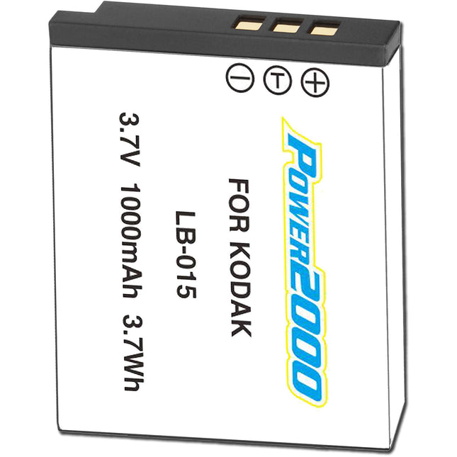 Power2000 ACD-461 Batería para Kodak PIXPRO WPZ2 1000mAh Ion Litio