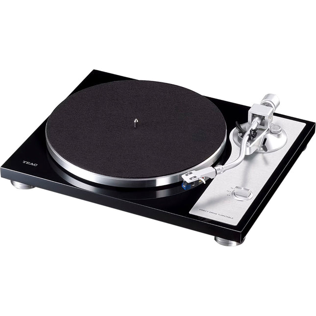 Teac TN-4D-SE Tocadiscos Manual Directo 33⅓ y 45 rpm Platter Aluminio Negro