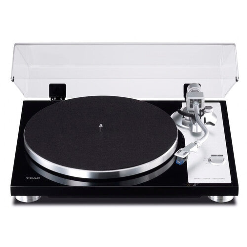 Teac TN-4D-SE Tocadiscos Manual Directo 33⅓ y 45 rpm Platter Aluminio Negro