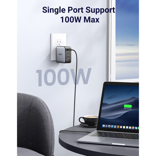 UGREEN Cargador de Pared USB 100W 4 Puertos 1 USB-A 3 USB-C