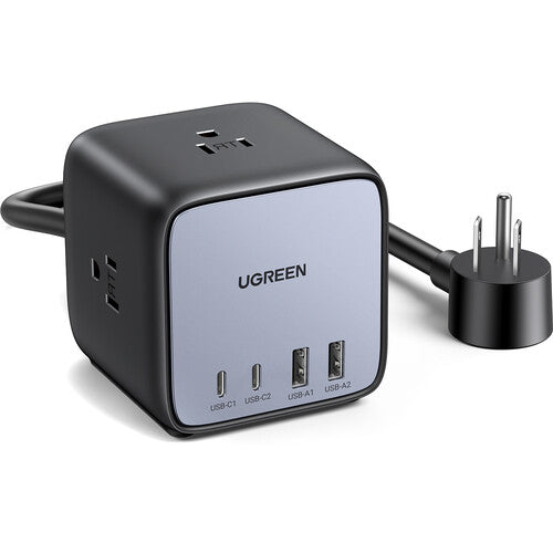 UGREEN 65W USB-C GaN Estación de Carga de Escritorio 7 en 1 con 3 Salidas AC 7 Puertos