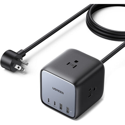 UGREEN 65W USB-C GaN Estación de Carga de Escritorio 7 en 1 con 3 Salidas AC 7 Puertos