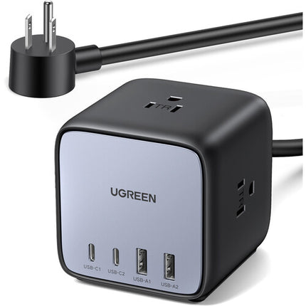 UGREEN 65W USB-C GaN Estación de Carga de Escritorio 7 en 1 con 3 Salidas AC 7 Puertos