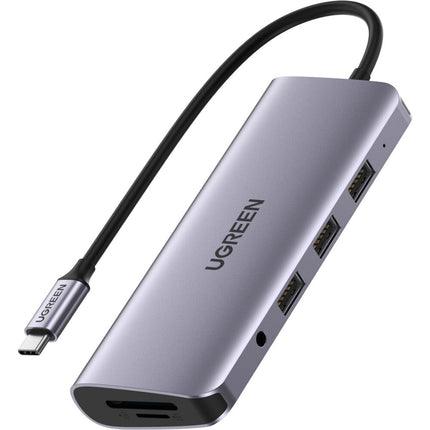 UGREEN 10-en-1 Hub USB-C con HDMI 4K VGA Gigabit Ethernet 100W PD