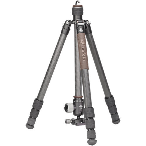 Leofoto LX-254CT Trípode de Fibra de Carbono 64.2" 17.6 lb con Cabezal XB-32