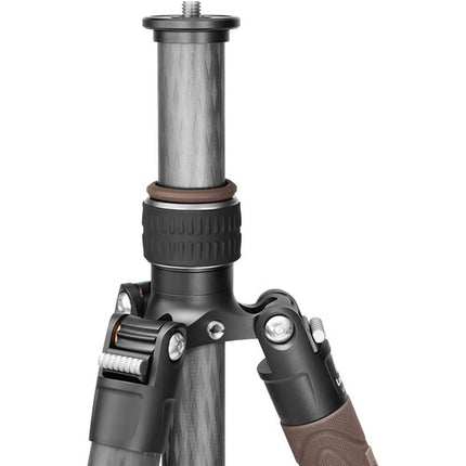 Leofoto LX-254CT Trípode de Fibra de Carbono 64.2" 17.6 lb con Cabezal XB-32