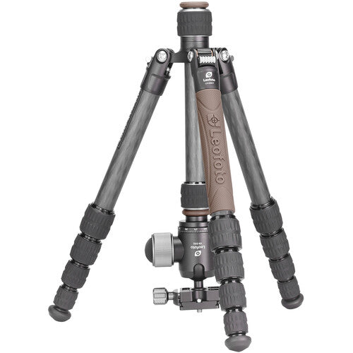Leofoto LX-255CT Trípode de Fibra de Carbono 54.7" 17.6 lb con Cabezal XB-32