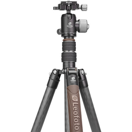 Leofoto LX-255CT Trípode de Fibra de Carbono 54.7" 17.6 lb con Cabezal XB-32