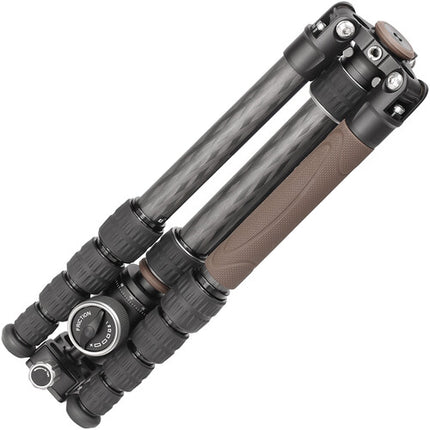 Leofoto LX-255CT Trípode de Fibra de Carbono 54.7" 17.6 lb con Cabezal XB-32