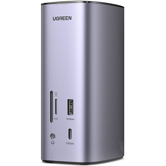 UGREEN 12 en 1 Estación de Acoplamiento Universal con 100W PD y Triple Pantalla 8K