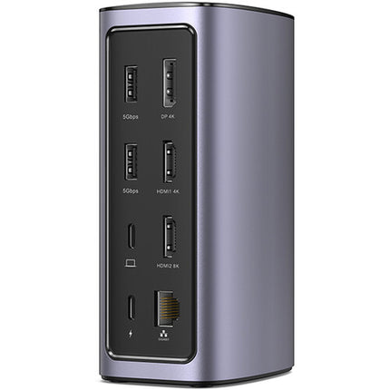 UGREEN 12 en 1 Estación de Acoplamiento Universal con 100W PD y Triple Pantalla 8K