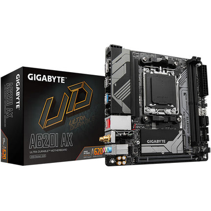 Gigabyte A620I AX Placa Base Mini-ITX AM5 Wi-Fi 6E DDR5 2 Ranuras