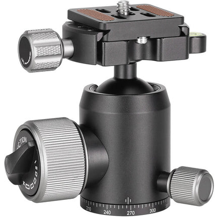 Leofoto LX-225CT Trípode de viaje de fibra de carbono 5 secciones con cabeza esférica y maleta de transporte