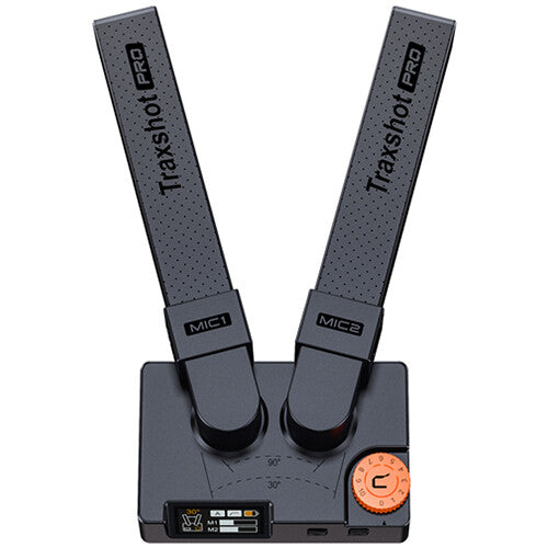 Comica Audio Traxshot PRO Micrófono Escopeta Dual Cápsula 22h Batería Ajustable