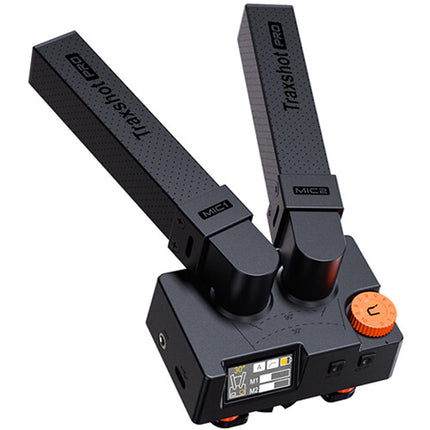 Comica Audio Traxshot PRO Micrófono Escopeta Dual Cápsula 22h Batería Ajustable