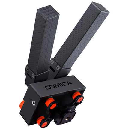 Comica Audio Traxshot PRO Micrófono Escopeta Dual Cápsula 22h Batería Ajustable