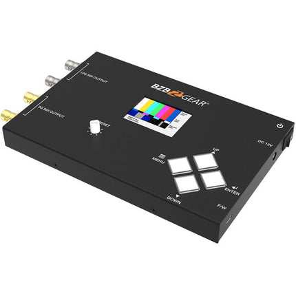 BZBGEAR UHD 4K 12G-SDI Generador de Patrones de Prueba con Monitor LCD 2"