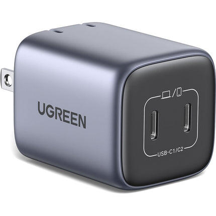 UGREEN Nexode Cargador de Pared 45W GaN 2 Puertos USB-C PD PPS