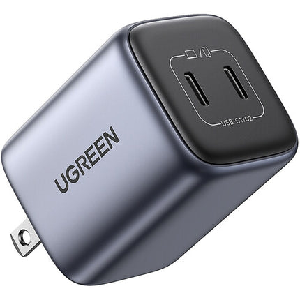 UGREEN Nexode Cargador de Pared 45W GaN 2 Puertos USB-C PD PPS