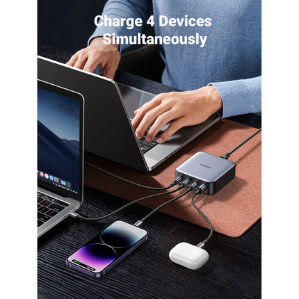 UGREEN Estación de Carga USB de Escritorio 4 Puertos 100W con 3 USB-C y 1 USB-A
