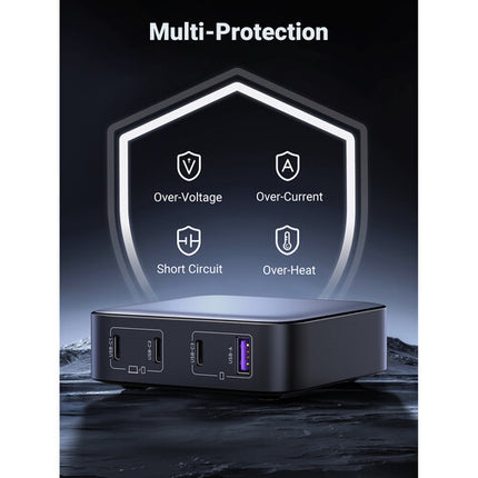 UGREEN Estación de Carga USB de Escritorio 4 Puertos 100W con 3 USB-C y 1 USB-A