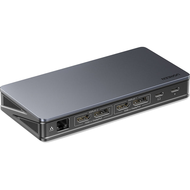 UGREEN 9-in-1 Estación Docking Universal 100W Carga Rápida 4K 60Hz