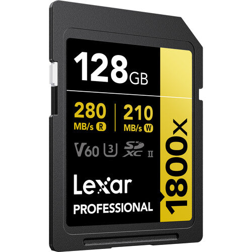 Lexar 128GB Professional Tarjeta de Memoria SDXC UHS-II 280MB/s 2-Pack