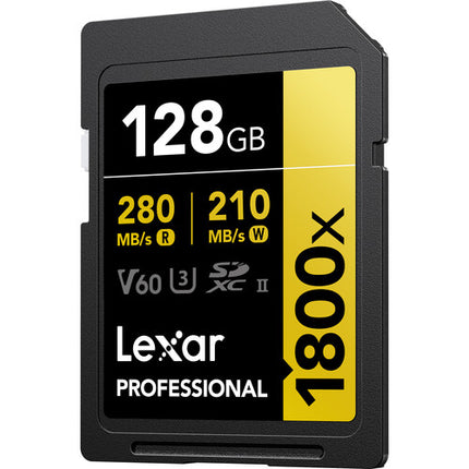 Lexar 128GB Professional Tarjeta de Memoria SDXC UHS-II 280MB/s 2-Pack