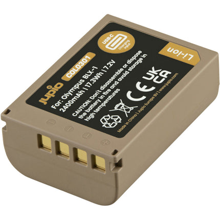 Jupio BLX-1 Ultra C Batería 2400mAh con Puerto de Carga USB-C y Cable USB-A