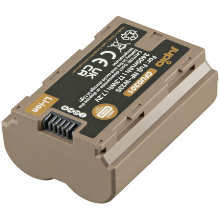 Jupio NP-W235 Batería Ultra C con Puerto USB-C y Cable USB-A Compatible Fujifilm