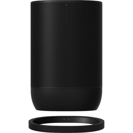 Sonos Move 2 Altavoz Bluetooth Negro Con Batería 24 Horas Base Carga inalámbrica