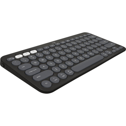 Logitech Pebble Keys 2 K380S Teclado Inalámbrico Bluetooth 3 Dispositivos Batería 36 Meses