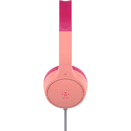 Auriculares On-Ear Belkin SoundForm Mini para Niños Rosa 85 dB Ajustables
