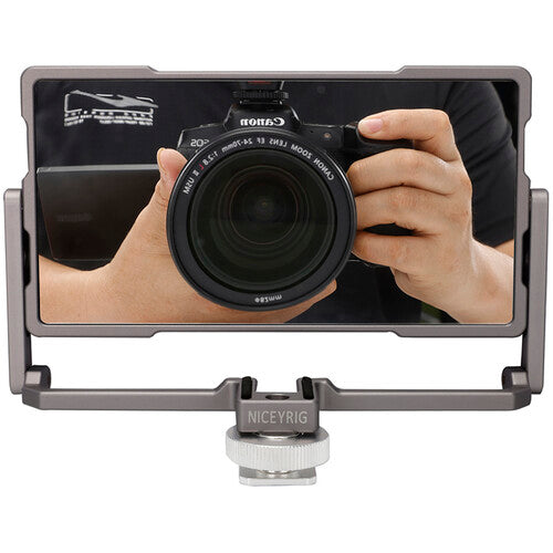 Niceyrig Espejo Plegable para Selfie Vlogging con Soporte para Teléfonos 5.4-6.8"