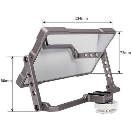 Niceyrig Espejo Plegable para Selfie Vlogging con Soporte para Teléfonos 5.4-6.8"