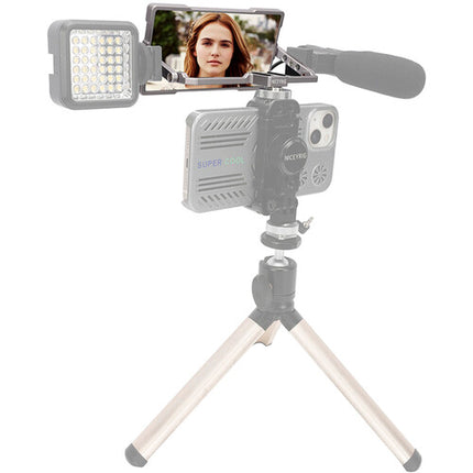 Niceyrig Espejo Plegable para Selfie Vlogging con Soporte para Teléfonos 5.4-6.8"