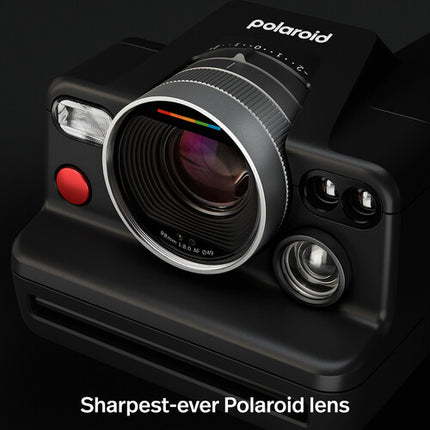 Polaroid I-2 cámara instantánea analógica negra lente 98mm enfoque continuo Bluetooth