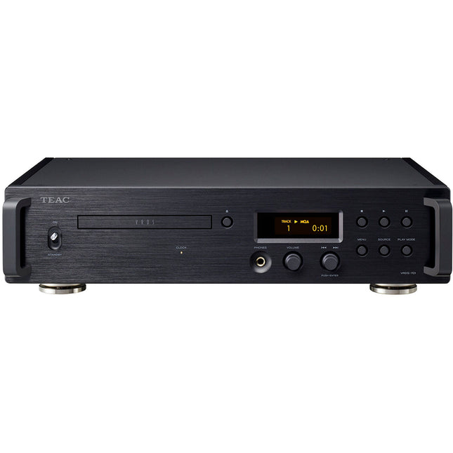 Teac VRDS-701 Reproductor de CD con DAC Hi-Res 384kHz 32-Bit Negro