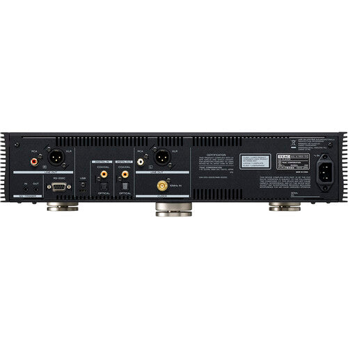 Teac VRDS-701 Reproductor de CD con DAC Hi-Res 384kHz 32-Bit Negro