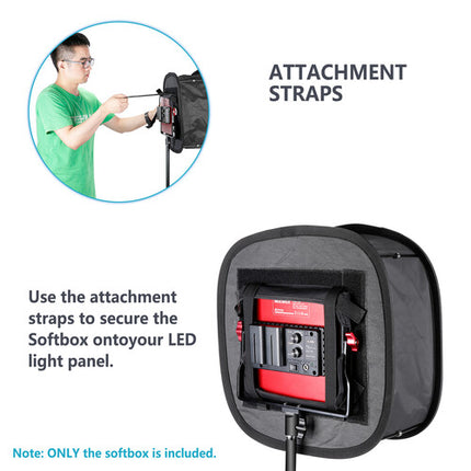 Neewer Softbox para Panel LED 660 2 Piezas 16.25x16.25 Pulgadas