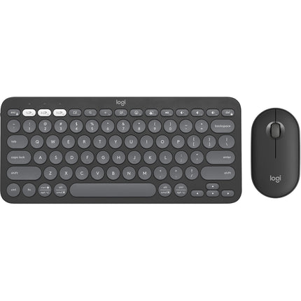 Logitech Pebble 2 Teclado y Ratón Inalámbricos Bluetooth 4000 DPI Silent Touch