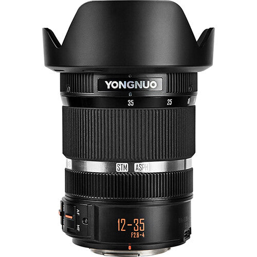 Yongnuo 12-35mm f/2.8-4M Lente Micro Cuatro Tercios Macro 0.5x Magnificación