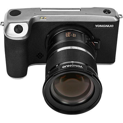 Yongnuo 12-35mm f/2.8-4M Lente Micro Cuatro Tercios Macro 0.5x Magnificación