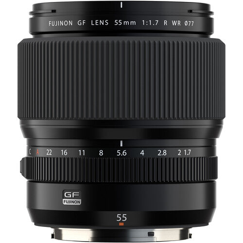 FUJIFILM GF 55mm f1.7R WR Objetivo Medio Formato Diafragma f1.7-22